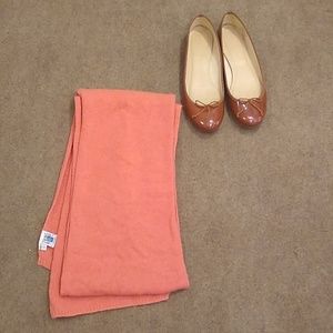 Portolano 100% Cashmere Scarf Peach Color